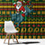 Amazing Cowboy Santa Claus Christmas Window Curtain Xmas Holiday Patterns - Wonder Print Shop
