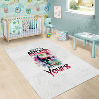 Yes I'm A B But Not Yours Area Rug - Wonder Print Shop
