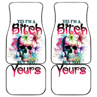 Yes I'm A B But Not Yours Car Mats - Wonder Print Shop