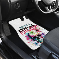 Yes I'm A B But Not Yours Car Mats - Wonder Print Shop