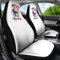 Yes I'm A B But Not Yours Car Seat Cover - Wonder Print Shop