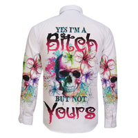 Yes I'm A B But Not Yours Family Matching Mermaid Dress and Hawaiian Shirt - Wonder Print Shop