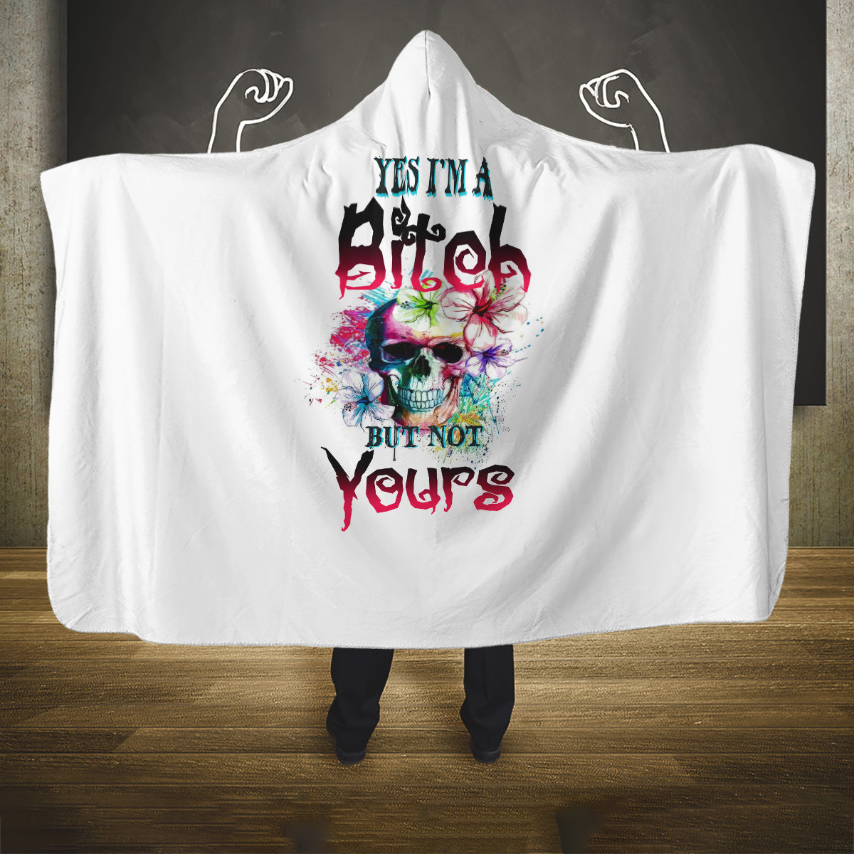 yes-im-a-b-but-not-yours-hooded-blanket