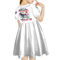 Yes I'm A B But Not Yours Kid Short Sleeve Dress - Wonder Print Shop