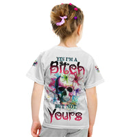 Yes I'm A B But Not Yours Kid T Shirt - Wonder Print Shop