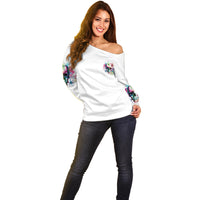 Yes I'm A B But Not Yours Off Shoulder Sweater - Wonder Print Shop