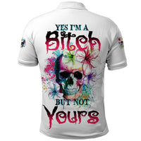 Yes I'm A B But Not Yours Polo Shirt - Wonder Print Shop