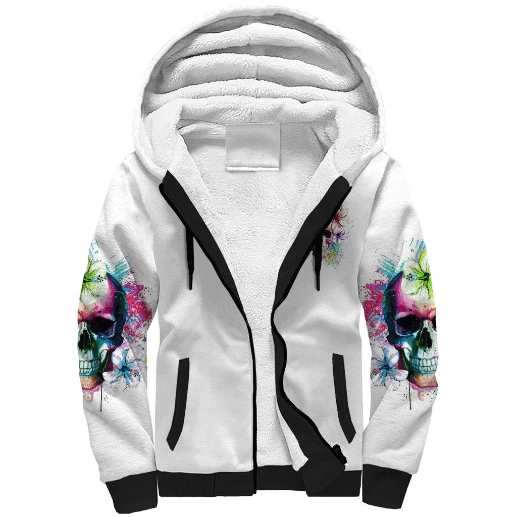 Yes I'm A B But Not Yours Sherpa Hoodie - Wonder Print Shop