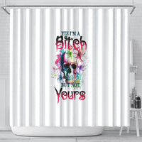 yes-im-a-b-but-not-yours-shower-curtain