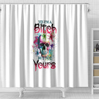 yes-im-a-b-but-not-yours-shower-curtain