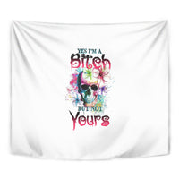 Yes I'm A B But Not Yours Tapestry - Wonder Print Shop
