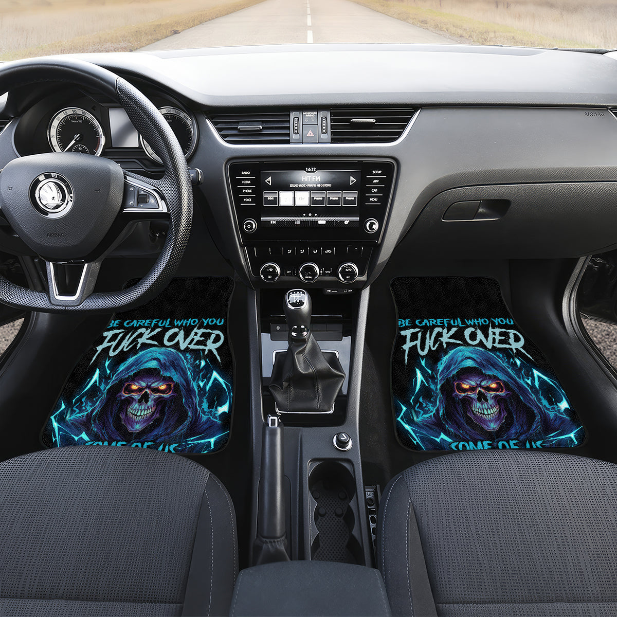 Be Careful Who You Fuck Over Soem Of Us Fuck Back Car Mats - Wonder Print Shop