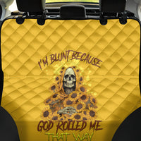 I'm Blunt Because God Rolled Me Sunflower Reaper Back Car Seat Cover - Wonder Print Shop