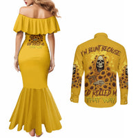 im-blunt-because-god-rolled-me-sunflower-reaper-couples-matching-mermaid-dress-and-long-sleeve-button-shirt