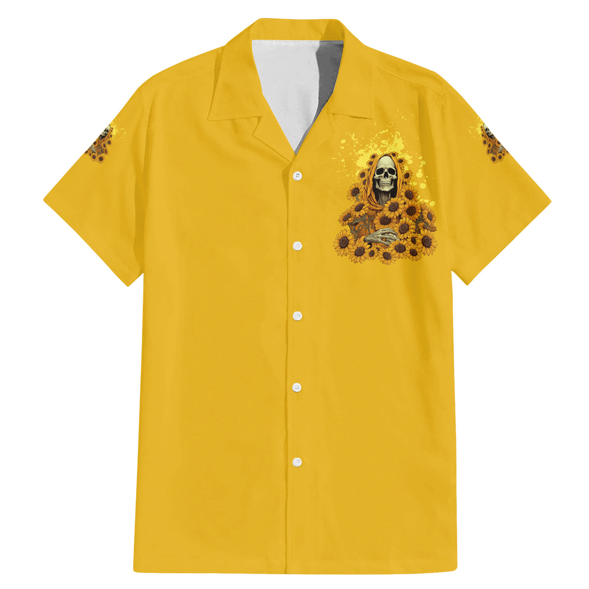 I'm Blunt Because God Rolled Me Sunflower Reaper Family Matching Mermaid Dress and Hawaiian Shirt - Wonder Print Shop