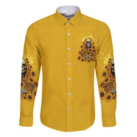 I'm Blunt Because God Rolled Me Sunflower Reaper Family Matching Mermaid Dress and Hawaiian Shirt - Wonder Print Shop