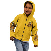 I'm Blunt Because God Rolled Me Sunflower Reaper Kid Hoodie - Wonder Print Shop