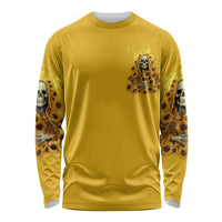 I'm Blunt Because God Rolled Me Sunflower Reaper Long Sleeve Shirt - Wonder Print Shop