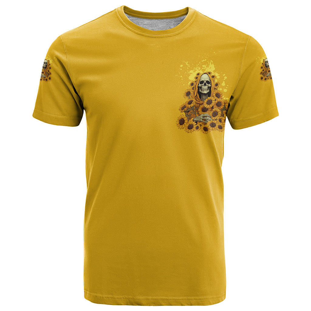 I'm Blunt Because God Rolled Me Sunflower Reaper T Shirt - Wonder Print Shop