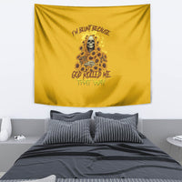 I'm Blunt Because God Rolled Me Sunflower Reaper Tapestry - Wonder Print Shop