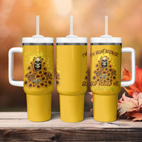 I'm Blunt Because God Rolled Me Sunflower Reaper Tumbler With Handle - Wonder Print Shop
