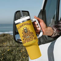 I'm Blunt Because God Rolled Me Sunflower Reaper Tumbler With Handle - Wonder Print Shop