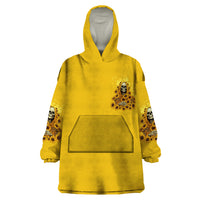 I'm Blunt Because God Rolled Me Sunflower Reaper Wearable Blanket Hoodie - Wonder Print Shop