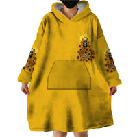 I'm Blunt Because God Rolled Me Sunflower Reaper Wearable Blanket Hoodie - Wonder Print Shop