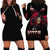 In A World Full Of Princesses Be A Witch Rose Skull Hoodie Dress - Wonder Print Shop