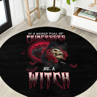 in-a-world-full-of-princesses-be-a-witch-rose-skull-round-carpet