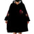In A World Full Of Princesses Be A Witch Rose Skull Wearable Blanket Hoodie - Wonder Print Shop