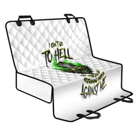 I Can't Go To Hell Fire Eyes Skull Back Car Seat Cover - Wonder Print Shop