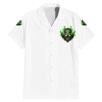 I Can't Go To Hell Fire Eyes Skull Family Matching Mermaid Dress and Hawaiian Shirt - Wonder Print Shop