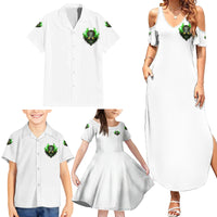 I Can't Go To Hell Fire Eyes Skull Family Matching Summer Maxi Dress and Hawaiian Shirt - Wonder Print Shop
