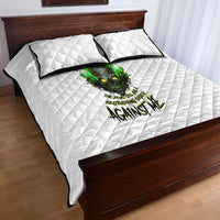 I Can't Go To Hell Fire Eyes Skull Quilt Bed Set - Wonder Print Shop