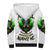 I Can't Go To Hell Fire Eyes Skull Sherpa Hoodie - Wonder Print Shop