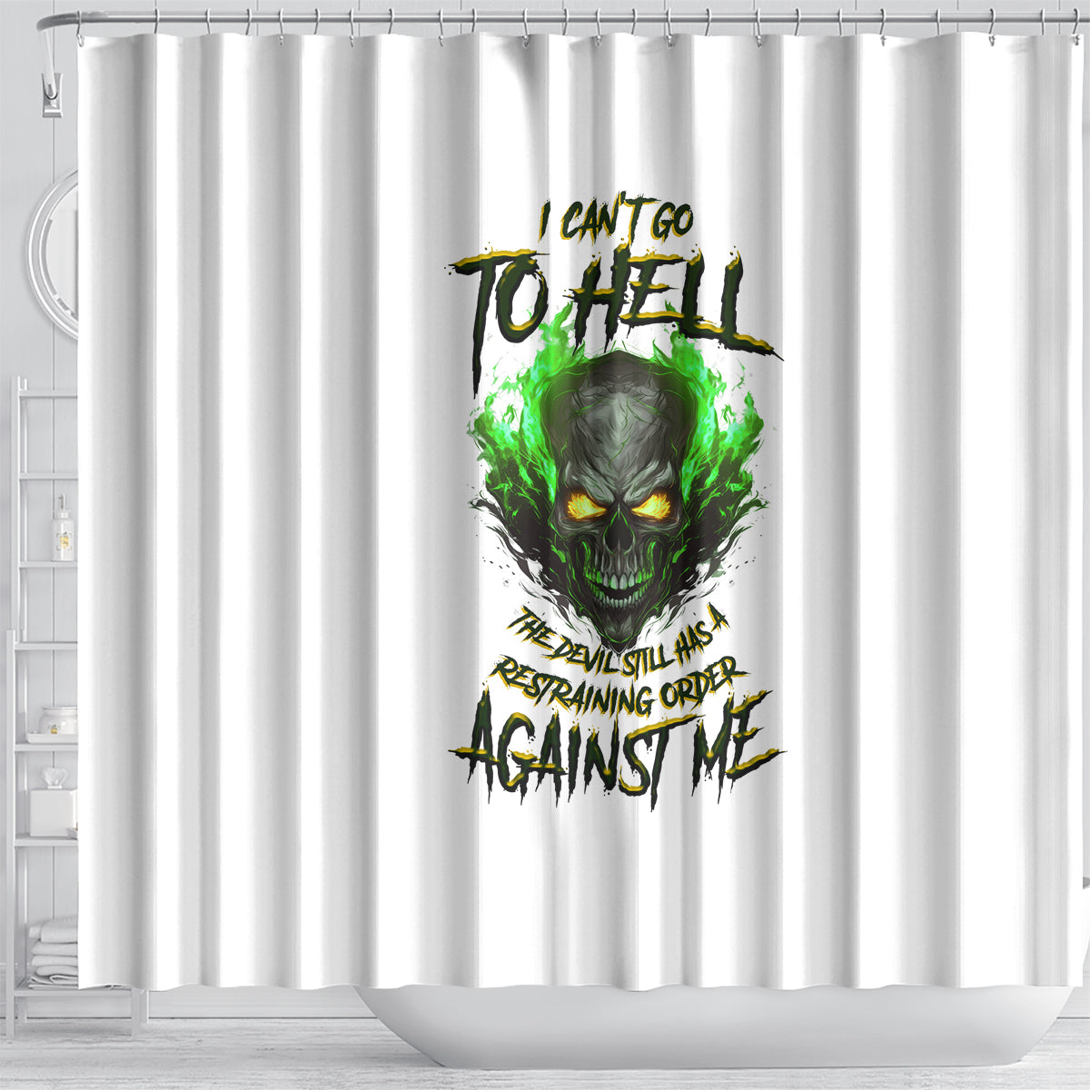 i-cant-go-to-hell-fire-eyes-skull-shower-curtain
