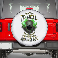 I Can't Go To Hell Fire Eyes Skull Spare Tire Cover - Wonder Print Shop