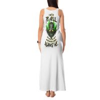 I Can't Go To Hell Fire Eyes Skull Tank Maxi Dress - Wonder Print Shop