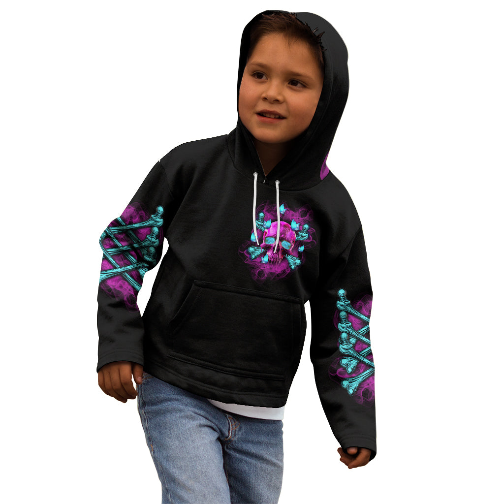 In My Defense I Was Left Unsupervised Kid Hoodie - Wonder Print Shop