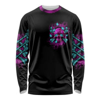 In My Defense I Was Left Unsupervised Long Sleeve Shirt - Wonder Print Shop