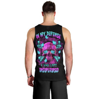 In My Defense I Was Left Unsupervised Men Tank Top - Wonder Print Shop
