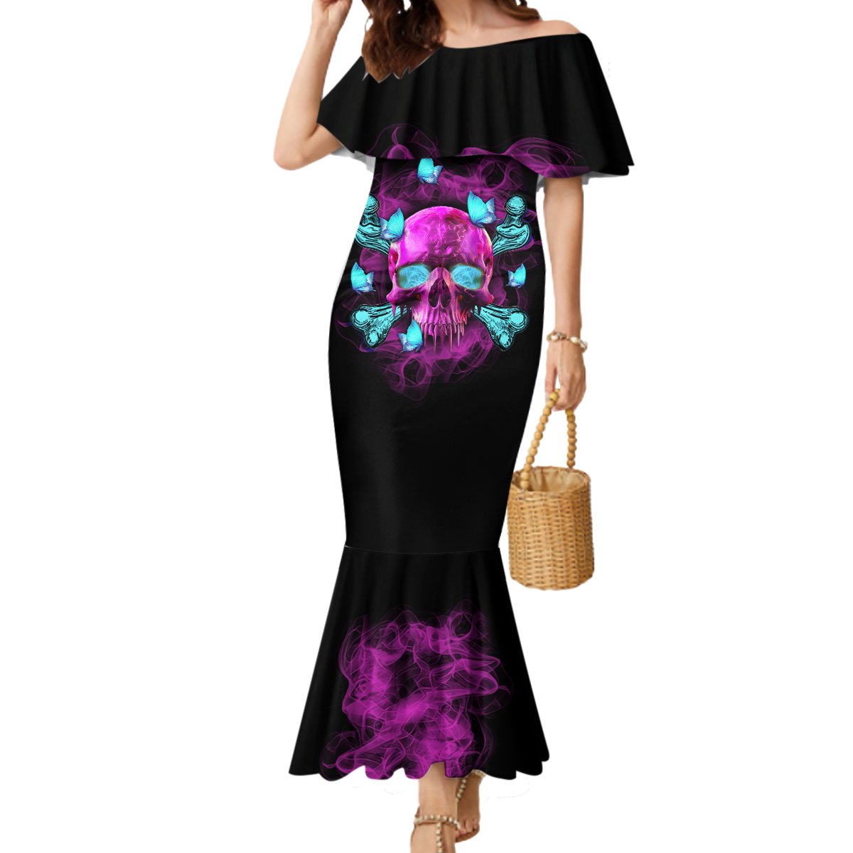 In My Defense I Was Left Unsupervised Mermaid Dress - Wonder Print Shop