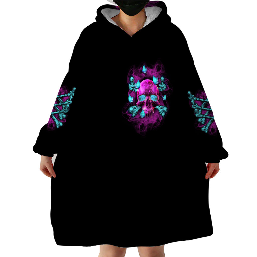 In My Defense I Was Left Unsupervised Wearable Blanket Hoodie - Wonder Print Shop