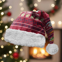 Thailand Christmas Santa Hat with Santa Elephant Snowman Palm Tree and Sawasdee Holiday - Wonder Print Shop