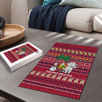 Thailand Christmas Puzzle with Santa Elephant Snowman Palm Tree and Sawasdee Holiday - Wonder Print Shop