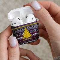 Thailand Christmas AirPods Case with Yellow Flower Tree Garuda Emblem and Elephant Holiday - Wonder Print Shop