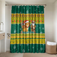 Togo Christmas Bathroom Set with Santa Lion Drummer Gingerbread and National Emblem - Wonder Print Shop