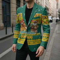 Togo Christmas Blazer with Santa Lion Drummer Gingerbread and National Emblem - Wonder Print Shop