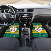 Togo Christmas Car Mats with Santa Lion Drummer Gingerbread and National Emblem - Wonder Print Shop